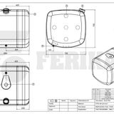 Fuel tank Mercedes Benz Actros MP4 MP5 360L 700x735x850 - A9604704103, A9604705104